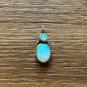 Sterling and Opal Pendant